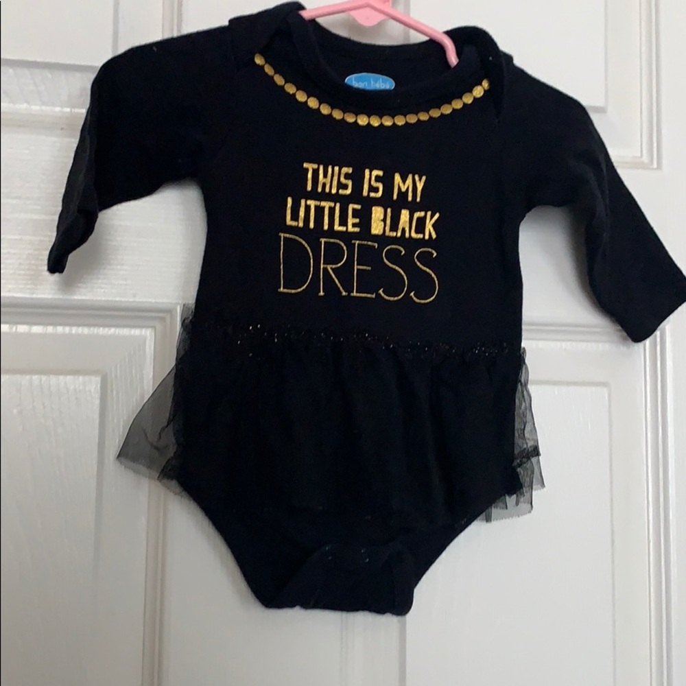 Size 3-6 months baby girl black dress 👗